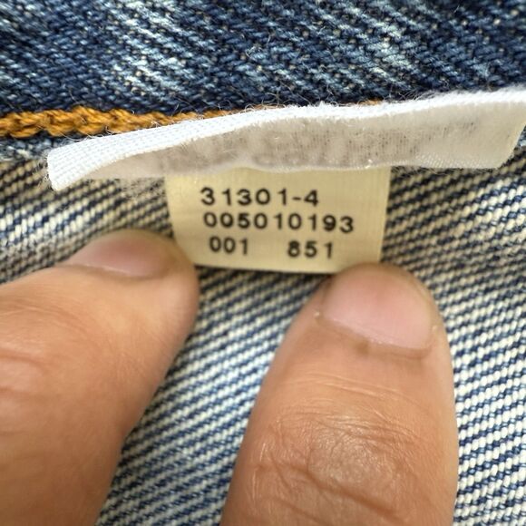 Levi's 501 Jeans Size 36 X 30 Straight Leg Medium Wash Button Fly Y2K 2000s - Picture 10 of 12